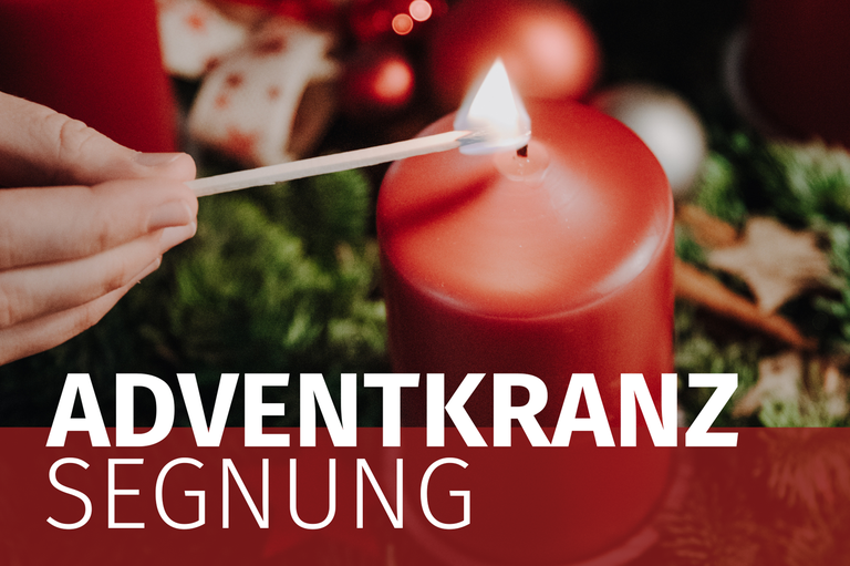 Einladung zur Adventkranzsegnung