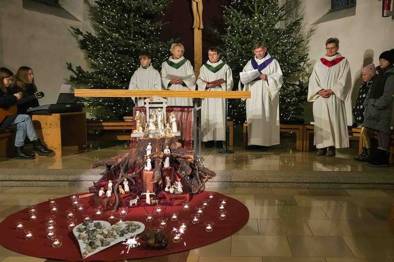 Fotos vom Gottesdienst zum Jahresschluss 2024